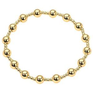 GOLD STAINLESS STEEL BALL BRACELET